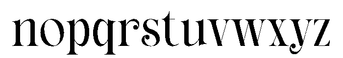 Gellis Font LOWERCASE