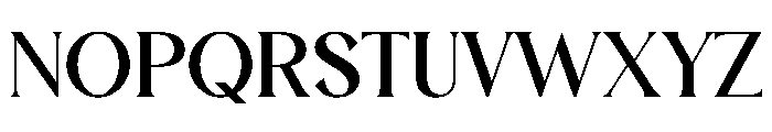 Gemora Font LOWERCASE