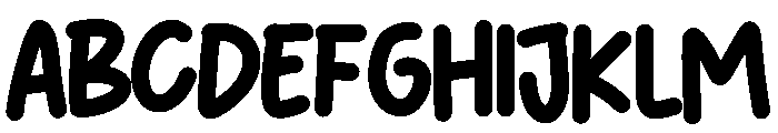 Gempy Font UPPERCASE