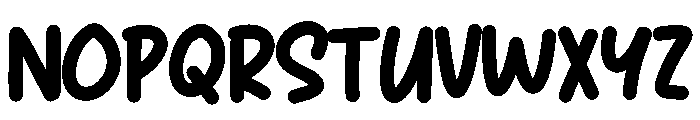 Gempy Font UPPERCASE