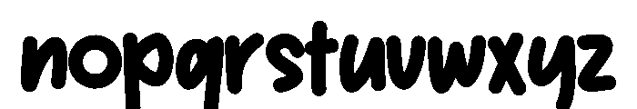Gempy Font LOWERCASE