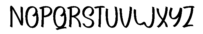 Gemstone Christmas Regular Font LOWERCASE