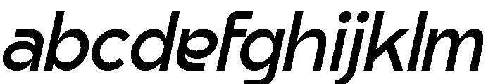 Genedict Italic FONT