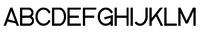 Genedict Font UPPERCASE