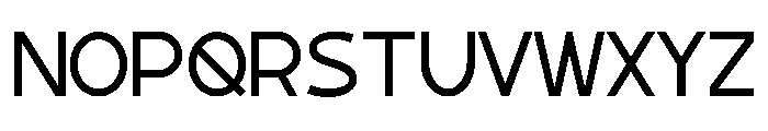 Genedict Font UPPERCASE