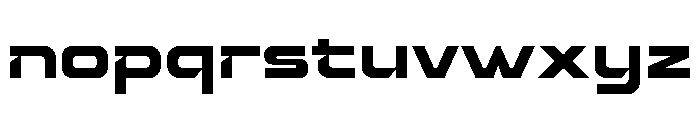 Genhake Regular Font LOWERCASE