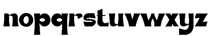 Genija Font LOWERCASE