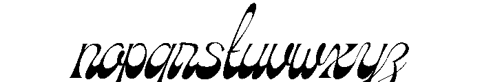 Genike Font LOWERCASE