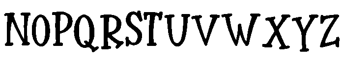 Genip Font UPPERCASE
