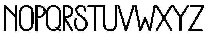 Genius Student Font UPPERCASE