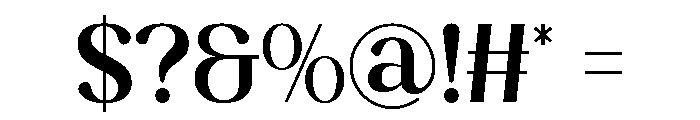 Genius Thinking Font OTHER CHARS