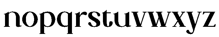 Genius Thinking Font LOWERCASE