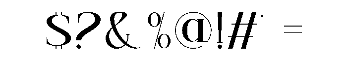 Genniela Font OTHER CHARS