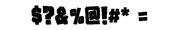 Genova Vandal Font OTHER CHARS