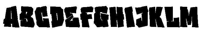 Genova Vandal Font UPPERCASE