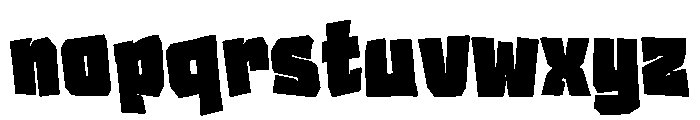 Genova Vandal Font LOWERCASE
