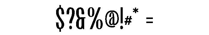 Gentani Font OTHER CHARS