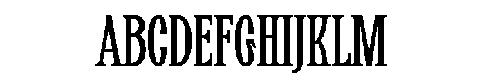 Gentani Font UPPERCASE