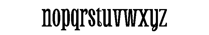 Gentani Font LOWERCASE