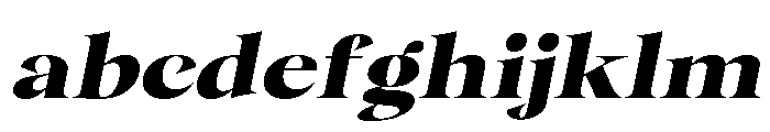 Gentara Black Slanted FONT