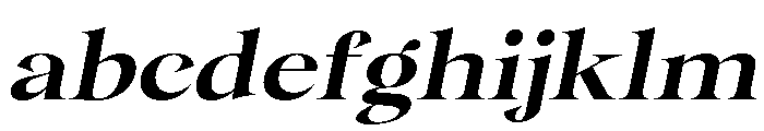 Gentara Semi Bold Slanted FONT