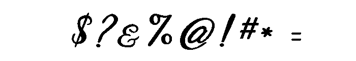 Gentle Hands Bold Font OTHER CHARS