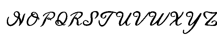 Gentle Hands Bold Font UPPERCASE