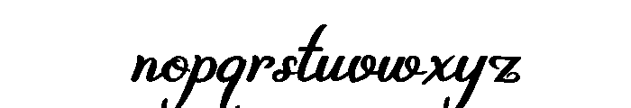 Gentle Hands Bold Font LOWERCASE