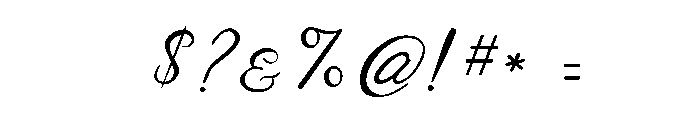 Gentle Hands Regular Font OTHER CHARS