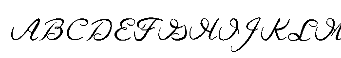 Gentle Hands Regular Font UPPERCASE