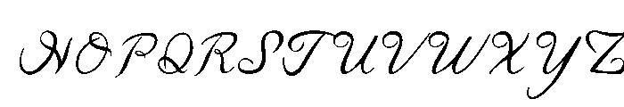 Gentle Hands Regular Font UPPERCASE