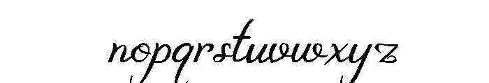 Gentle Hands Regular Font LOWERCASE