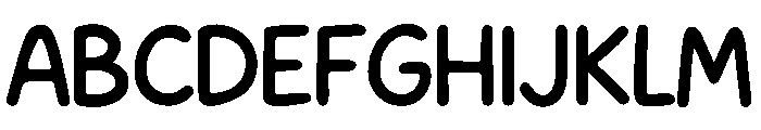 Gentle Script Font UPPERCASE