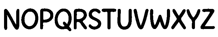 Gentle Script Font UPPERCASE