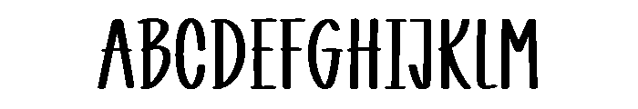 GentleHues Font UPPERCASE