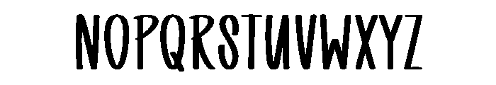 GentleHues Font UPPERCASE