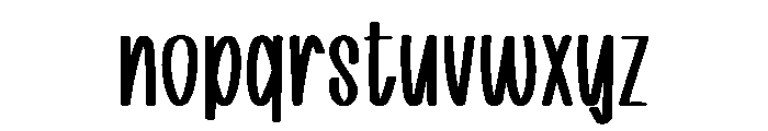 GentleHues Font LOWERCASE
