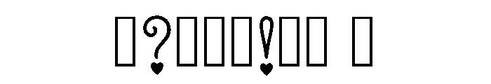 Gentry Regular Font OTHER CHARS