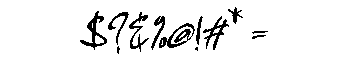 Genttomy Regular Font OTHER CHARS
