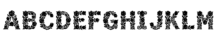 Genvor Regular Font UPPERCASE