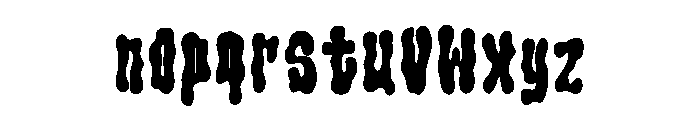 Genwiro Regular Font LOWERCASE