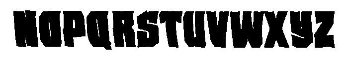 Genx Clash Font UPPERCASE