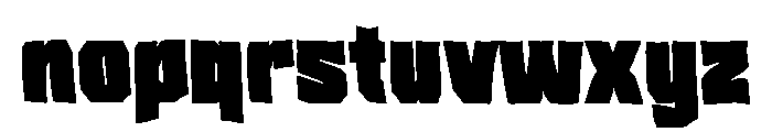 Genx Clash Font LOWERCASE