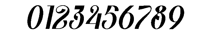 Genya Italic Font OTHER CHARS