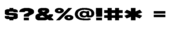 GeoBlocker Font OTHER CHARS