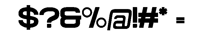 Geometra Regular Font OTHER CHARS