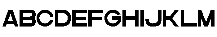 Geometra Regular Font UPPERCASE