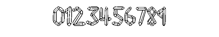 Geometric Crystal By Sq Regular Font OTHER CHARS