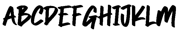 Geono Font UPPERCASE