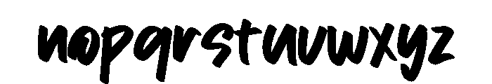 Geono Font LOWERCASE